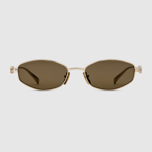 Oval Gold sunglasses