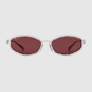 Oval Silver sunglasses