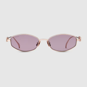 Oval sunglasses Rose Gold